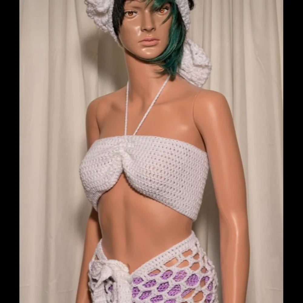 Beach cover-up skirt set - Picture 2 of 4